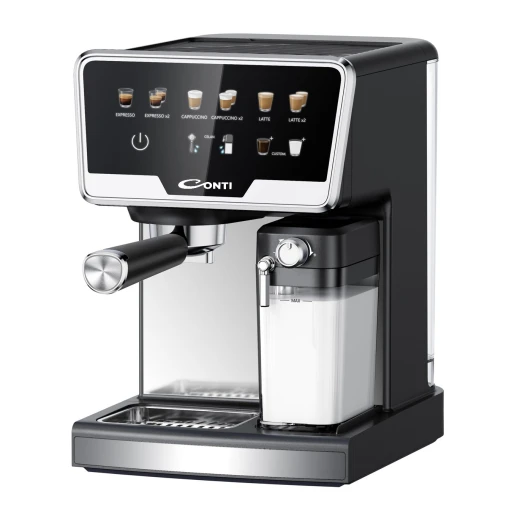 Conti CM 3034 BS Filter Coffee Maker with Integrated Grinder Black 12 Cup Automatic Drip Coffee Machine Perfect for Home or Office Use Easy to Clean and Operate Conti CM 3034 BS Filter Coffee Maker with Integrated Grinder Black 12 Cup Automatic Drip Coffee Machine Perfect for Home or Office Use Easy to Clean and Operate